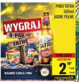 TomiMarkt Tatra Piwo 500ml jasne pełne oferta