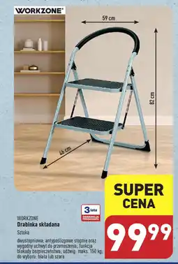 ALDI WORKZONE Drabinka składana oferta