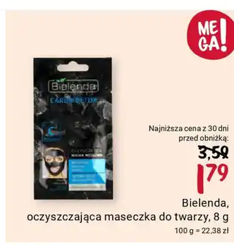 Rossmann Bielenda, oczyszczająca maseczka do twarzy, 8 g oferta