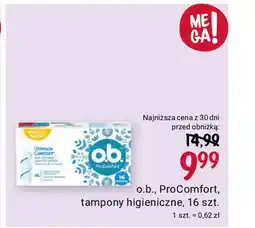 o.b., ProComfort, tampony higieniczne, 16 szt.