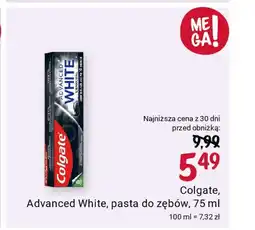 Rossmann Colgate, Advanced White, pasta do zębów, 75 ml oferta
