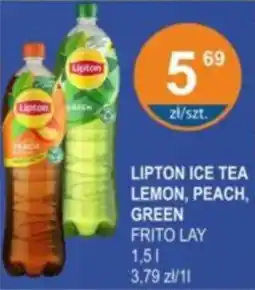 Rabat LIPTON ICE TEA LEMON, PEACH, GREEN 1,5 L oferta