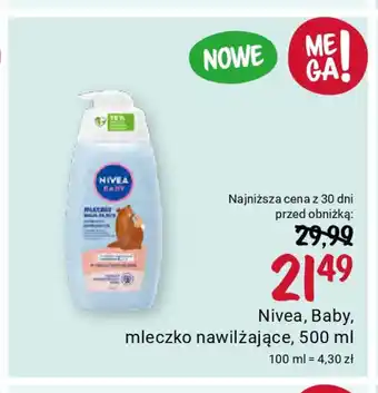 Rossmann Nivea, Baby, mleczko nawilżające, 500 ml oferta