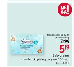Babydream, chusteczki pielęgnacyjne, 100 szt.