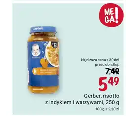 Rossmann Gerber, risotto z indykiem i warzywami, 250 g oferta