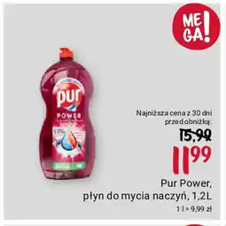 Pur Power, płyn do mycia naczyń, 1,2 L