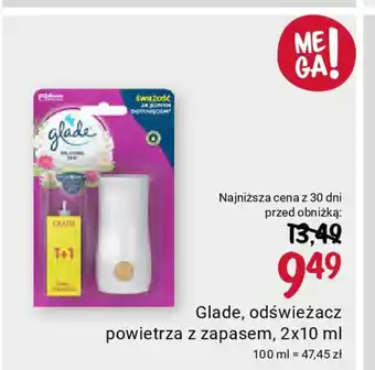 Rossmann Glade, odświeżacz powietrza z zapasem, 2x10 ml oferta