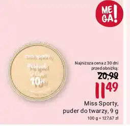 Rossmann Miss Sporty, puder do twarzy, 9 g oferta