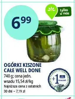 Stokrotka Ogórki kiszone Well done oferta