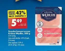 Biedronka Szynka konserwowa Kraina Wędlin, 200 g oferta