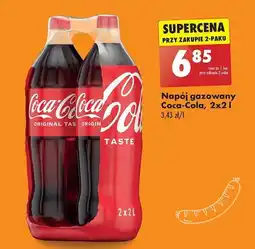 Biedronka Napój gazowany Coca-Cola, 2 x 2 l oferta