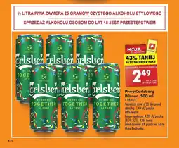 Biedronka Piwo Carlsberg Pilsner, 500 ml oferta