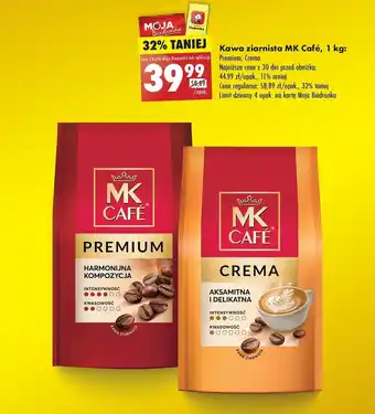 Biedronka Kawa ziarnista MK Café, 1 kg oferta