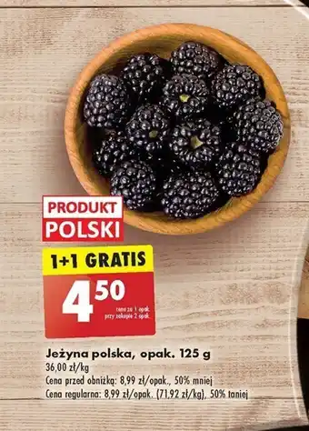 Biedronka Jeżyna polska, 125 g oferta