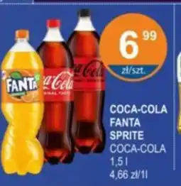 Rabat Coca-Cola, Fanta, Sprite 1,5 l oferta