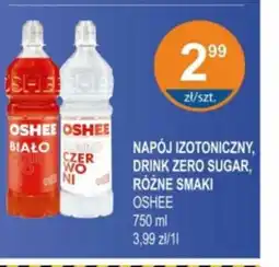 Oshee Napój izotoniczny, Drink Zero Sugar 750 ml