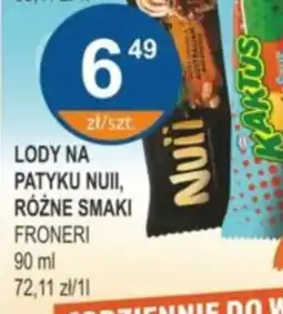 Rabat Lody na patyku Nuii oferta