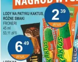Lody na patyku Kaktus 45 ml