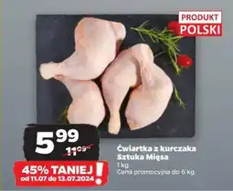 Netto Ćwiartka z kurczaka Sztuka Mięsa 1kg oferta