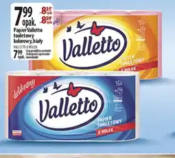 Delisso Delikatesy Valletto Papier toaletowy kolorowy, biały 8 rolek oferta
