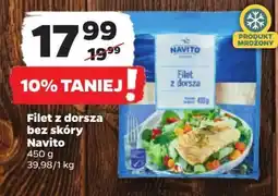 Netto Filet z dorsza bez skóry Navito 450 g oferta
