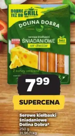 Netto Serowe kiełbaski śniadaniowe Dolina Dobra 250 g oferta