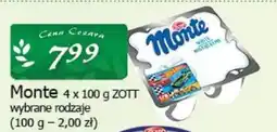 Cezar Delikatesy Monte 4 x 100 g ZOTT oferta