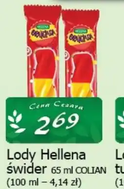 Cezar Delikatesy Lody Hellena Świder 65 ml oferta