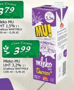Cezar Delikatesy Mleko MU UHT 3,2% 1l oferta
