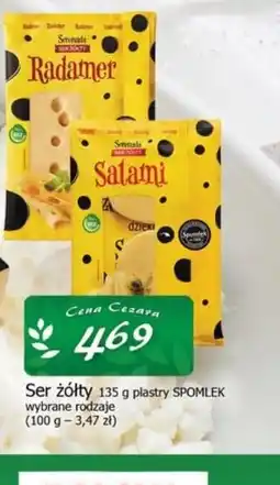 Cezar Delikatesy SPOMLEK Ser żółty 135 g plastry oferta