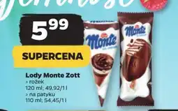 Netto Lody Monte Zott 120 ml / 110 ml oferta