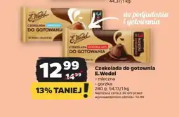 Netto Czekolada do gotownia E.Wedel 240 g oferta