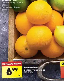 Biedronka Pomarańcze deserowe na wagę 1kg oferta