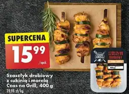 Biedronka Szaszłyk drobiowy z cukinią i morelą Czas na Grill, 400 g oferta