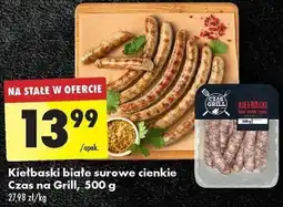 Biedronka Kiełbaski białe surowe cienkie Czas na Grill, 500 g oferta