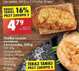 Chałka ręcznie zawijana z kruszonką, 320 g