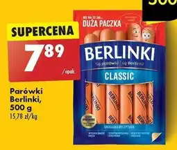 Biedronka Parówki Berlinki, 500 g oferta