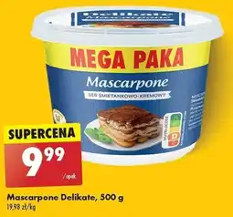 Biedronka Mascarpone Delikate, 500 g oferta