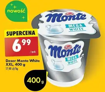 Biedronka Deser Monte White XXL, 400 g oferta