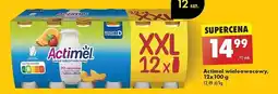 Biedronka Actimel wieloowocowy, 12x100 g oferta