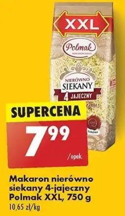 Biedronka Makaron nierówno siekany 4-jajeczny Polmak XXL, 750 g oferta