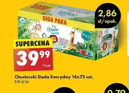 Biedronka Chusteczki Dada Everyday 14x72 szt. oferta