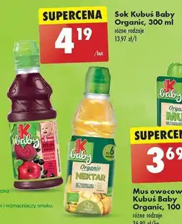 Biedronka Sok Kubuś Baby Organic, 300 ml oferta