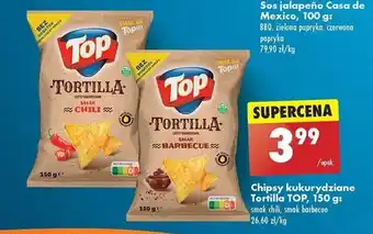 Biedronka Chipsy kukurydziane Tortilla TOP, 150 g oferta