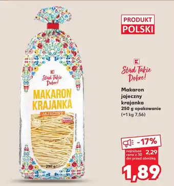 Kaufland Makaron K-Stąd Takie Dobre oferta