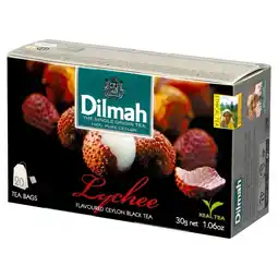Kaufland Dilmah Cejlońska herbata czarna aromatyzowana liczi 30 g (20 x 1,5 g) oferta