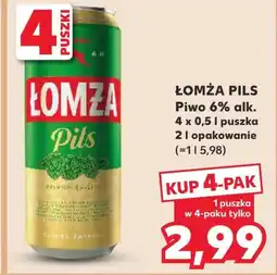 Kaufland Piwo Łomża oferta