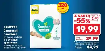 Kaufland Chusteczki nawilżane Pampers oferta