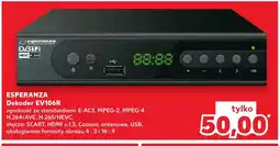 Kaufland Dekoder tv Esperanza oferta