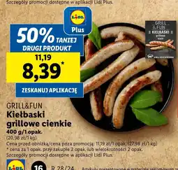 Lidl Kiełbaski Grill&Fun oferta